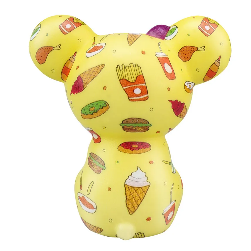 Медленно расправляющиеся мягкие игрушки Jumbo игрушка-давилка Kawaii очаровательные медвежьи игрушки медленно поднимающийся крем ароматизированные игрушки подарки стресс рельефный Декор Y