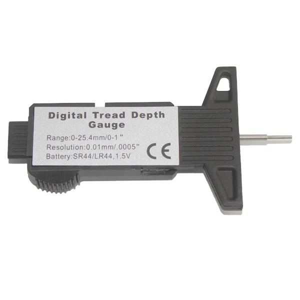 0-25.4mm 1inch range  LCD display caliper for tire shoulder depth Digital tyre thread depth gauge  (3)