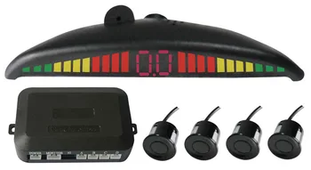 

parking sensor wholesale price simple car LED parking sensor human voice English speech in 4 sensors various colors optional