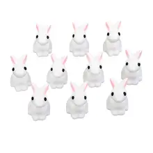 WINOMO 10 шт. Миниатюрный Кукольный дом бонсай Ремесло Сад Пейзаж DIY кролики Декор