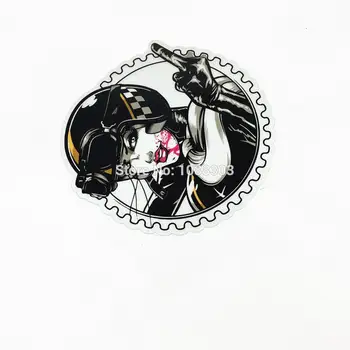 

Car Styling Reflective Motorcycle Decals Vinyl Tape for Cafe Racer Sexy Lady Hot Girl