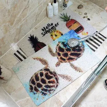 

Cartoon animal printed PVC carpet printed Entrance/Hallway Doormat Carpet Bath Room mat Parlor bathroom Rug kitchen blanket