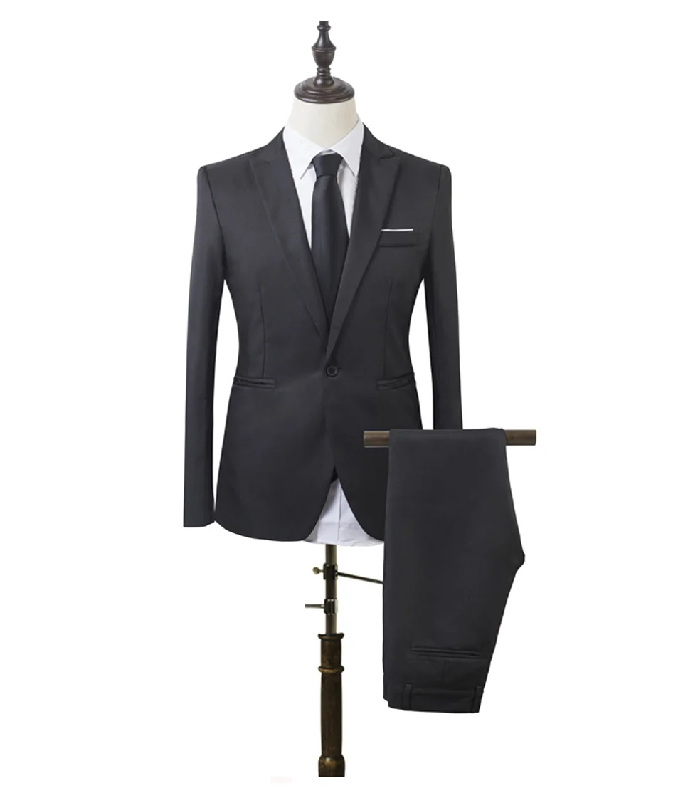 Luxury Men Wedding Suit Male Blazers Slim Fit Suits For Men Costume Business (1)