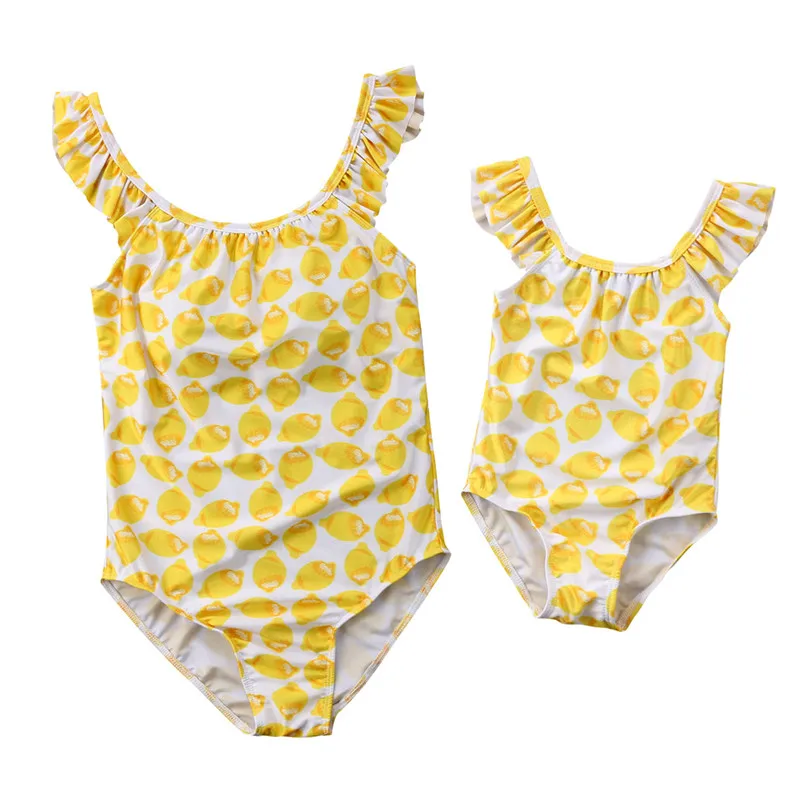 lemon baby bathing suit