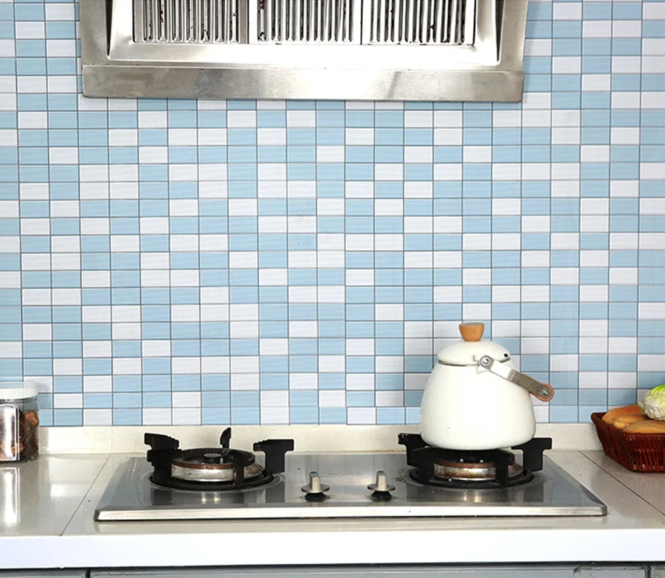 Современная ПВХ Виниловая Водонепроницаемая плитка для ванной, кухни, настенная бумага, самоклеющиеся домашний декор, настенные наклейки, мозаика, стильная контактная бумага