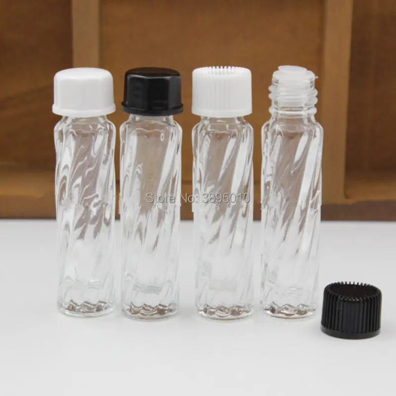 3ml Empty Sample Essential Oil Bottles Small Clear Glass Sample Vials