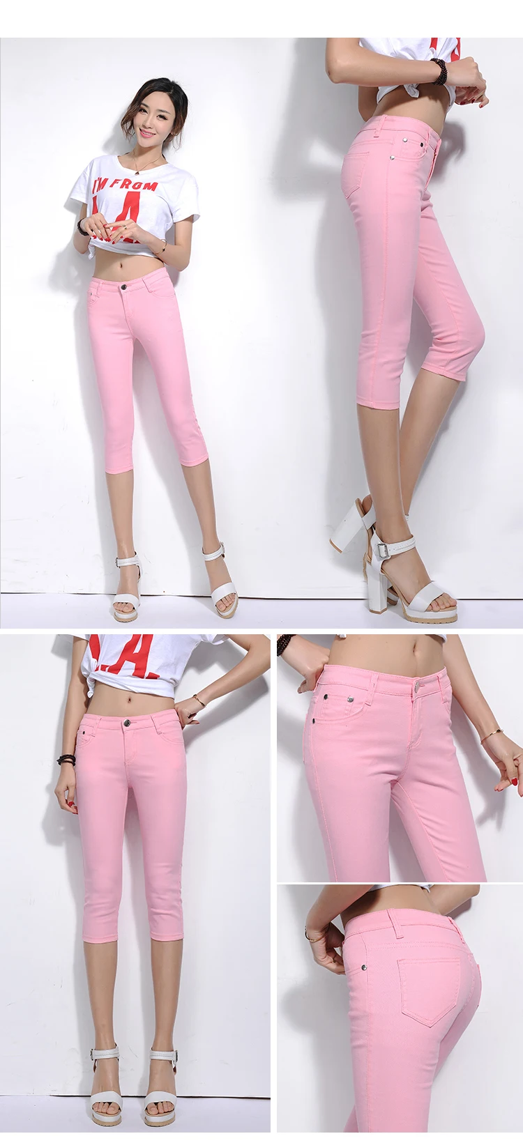 Summer new pants pants female summer pencil pants autumn Korean casual shoes pants feet small short pants (11)