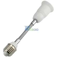 20 см E27 свет лампы гнездо держатель лампы гибкое колено Расширение адаптер конвертер@ ifashion2014