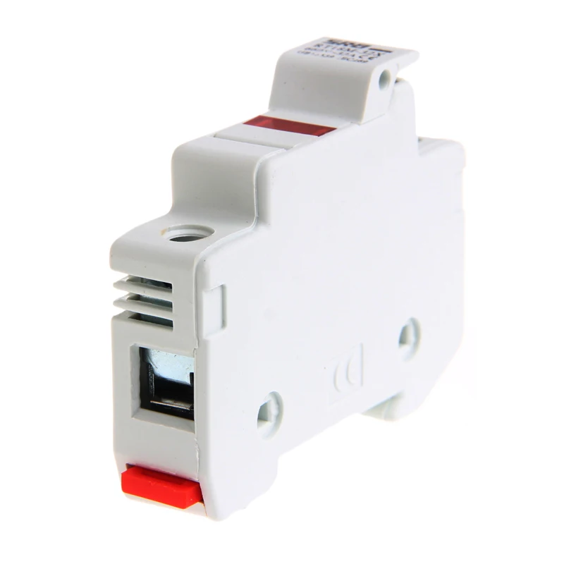 

OOTDTY 1Pc Mount Fuse Holder Base for Fuse 10*38m