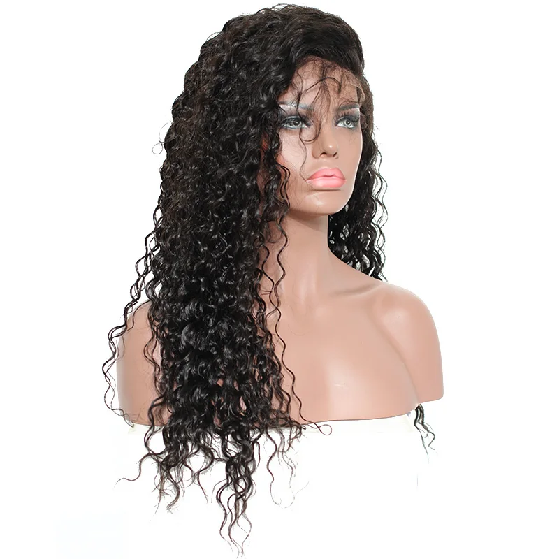 13X6 глубокая Часть бразильские вьющиеся человеческие волосы парик из натуральных волос 250% плотность кружева передние человеческие волосы парики предварительно сорвал Remy Prosa