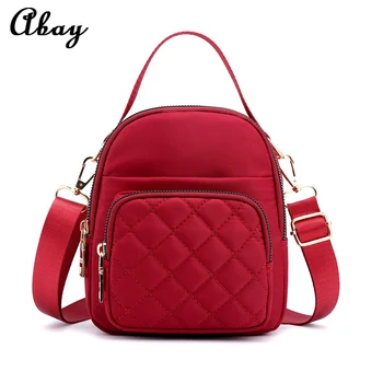 

2019 Hot Square Design Fashion Women Shoulder Bag Nylon Women's Crossbody Messenger Bags Ladies Purse Female Soft Bolsa Handbag