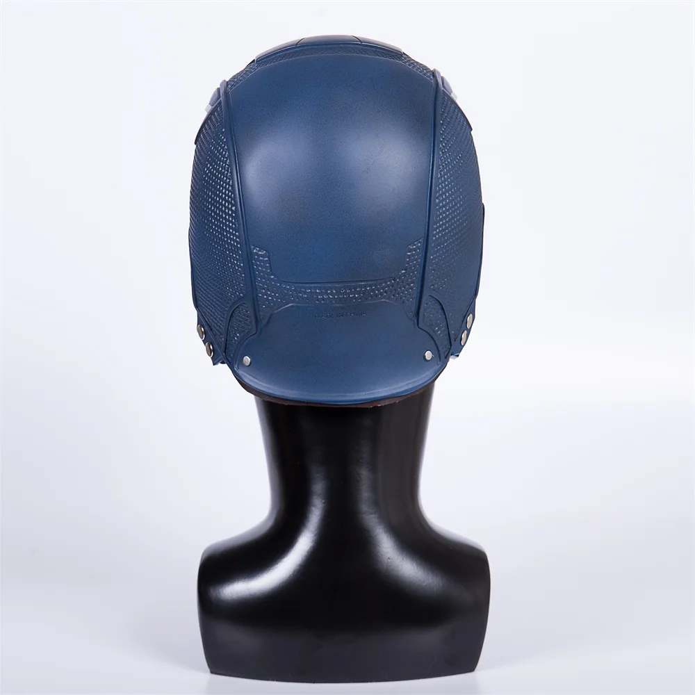 Cos Movie Superhero Civil War Captain America Helmet Cosplay Steven Rogers Mask PVC Man Adult Halloween Party Prop (5)