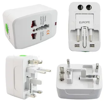 

Universal All-in-One Travel Adapter Plug Socket/Converter US UK EU AU Adapter Socket Plug Factory direct travel Socket/Plug