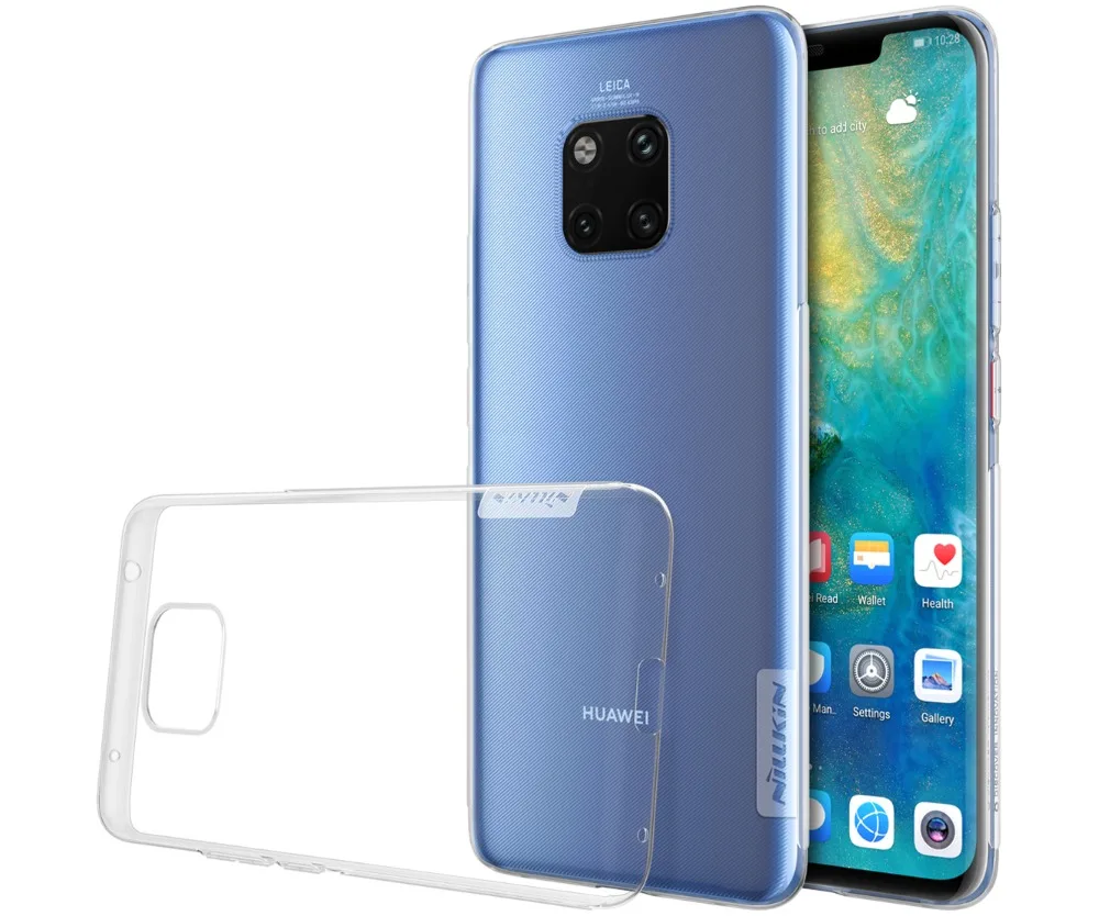 Прозрачный чехол Nillkin для huawei mate 20 pro, чехол для телефона, прозрачный гибкий силиконовый чехол для huawei mate 20 20pro, тонкий чехол из ТПУ