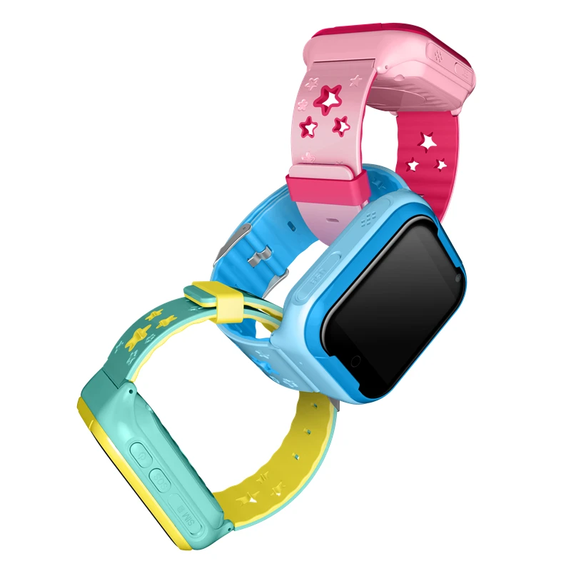 6 Q402 4G Kids GPS Smart Watch Location Device Tracker SOS Call Child Healthy Smart Fitness Safe Baby Smart Watch Touch Screen