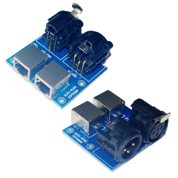 

2016 New Version 1 pcs XLR3-RJ45 DMX512 Relays connector use for DMX-Relays controller led decoder DMX 512 controller RJ45
