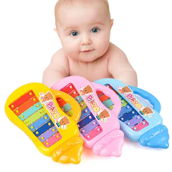 

New Children\\'s Toys Octave Hands Knock On The Piano Early Education Instrument Baby Music Puzzle Toy With The Light Weight