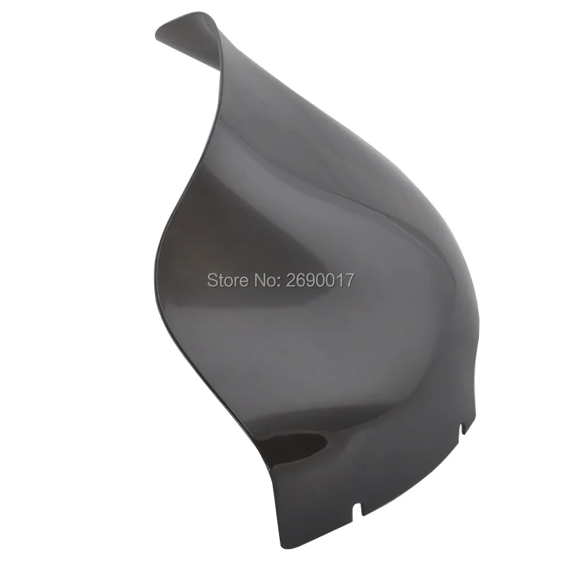 Черный дым 13 ''волна лобовое стекло ветер экран протектор подходит для Harley Road Glide FLTR FLTRX 15-18 17 Высокое качество