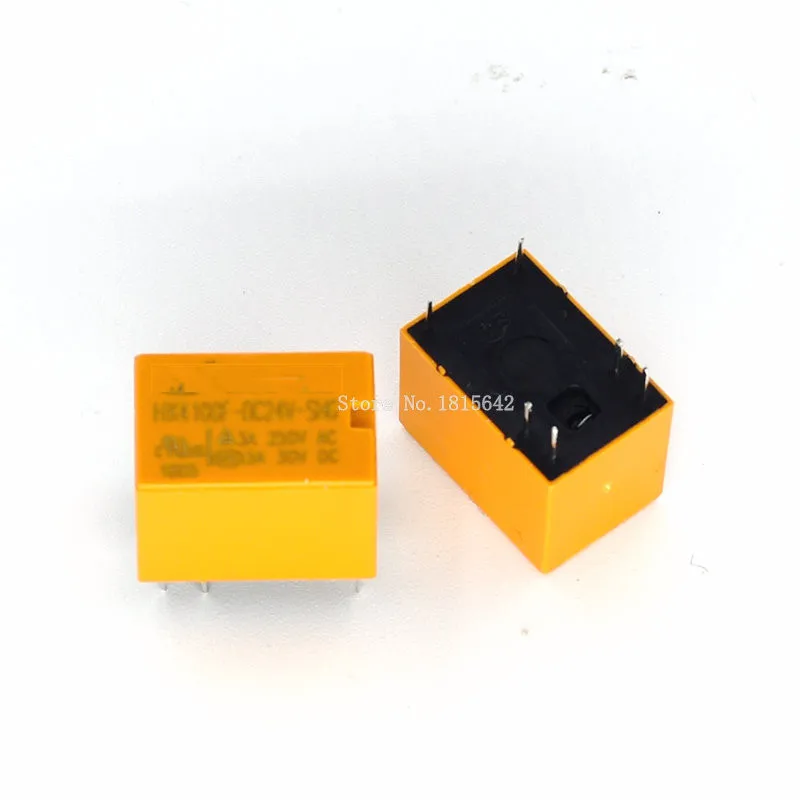 

5PCS/LOT HK4100f-DC24V-SHG Relay hk4100F-DC24V HK4100F 24V DIP6 3A 250V AC/ 3A 30V DC