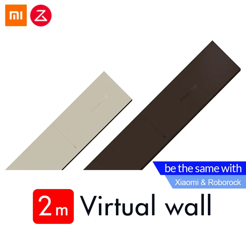 Оригинальная вакуумная часть Xiaomi, HEPA фильтр, основная щетка, инструмент для чистки, боковая щетка для пылесоса mijia/roborock - Цвет: Virtual Wall