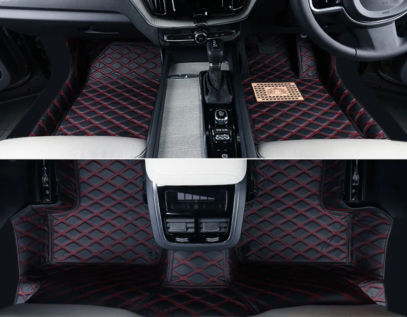 Для Volvo XC60 2010 2016 Кожа Авто аксессуары интерьера автомобильные коврики ковры