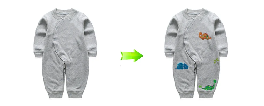 Set Of Dinosaur Stickers For Clothes T-Shirt Diy Decoration 2018 New A-Level Washable Parches Ropa Patch 3