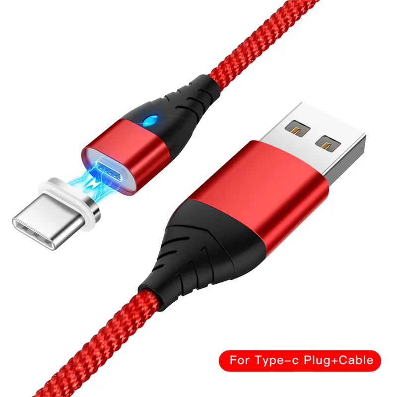 Магнитный usb-кабель 3A, кабель Micro USB для быстрой зарядки, кабель USB type-C для samsung, Xiaomi, huawei, кабели для мобильных телефонов