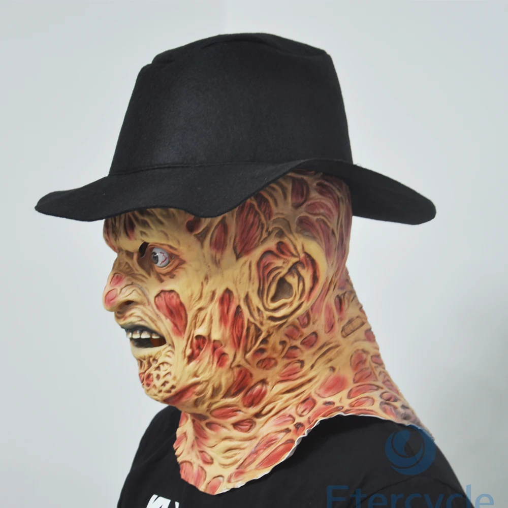 Ужасная Маска Freddy Krueger, маски на Хэллоуин, косплей, взрослые, вечерние, карнавал, соревнование, сцена, фокусное расстояние и интересный подарок