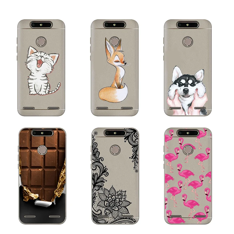 

Soft TPU ZTE Blade V8 Lite Case Cover Silicon Painted Funda ZTE V8 Lite Blade Case Phone Protector Coque ZTE V8 Lite Case