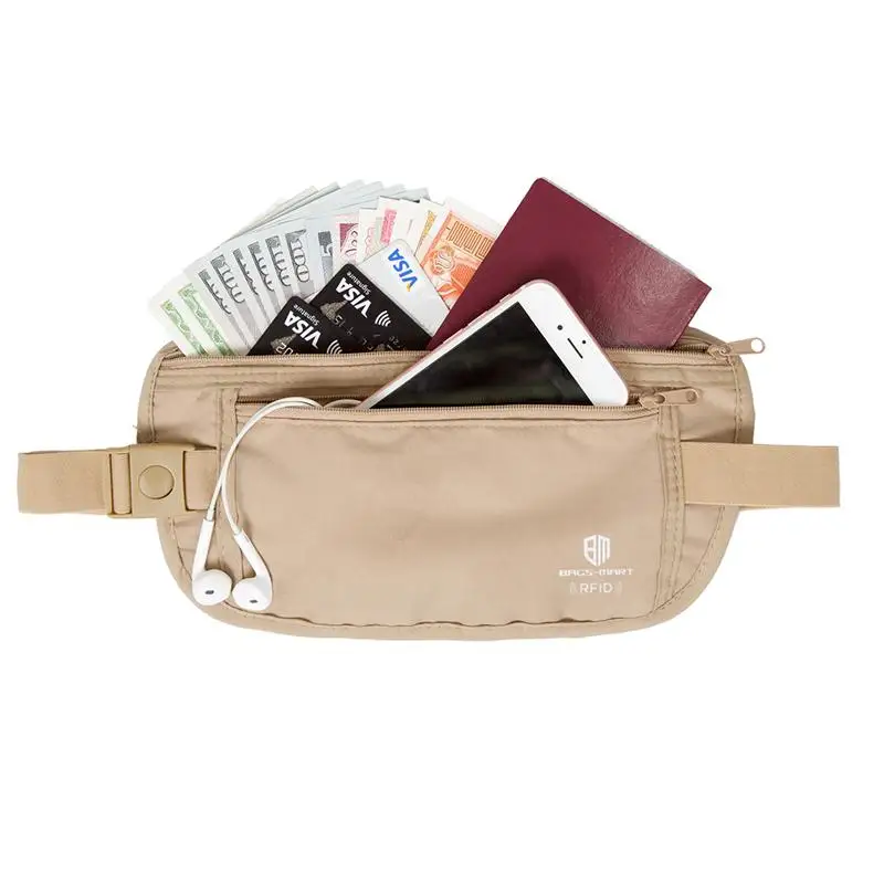 Buy RFID Waist Bag High Quality Travel Waist Pouch