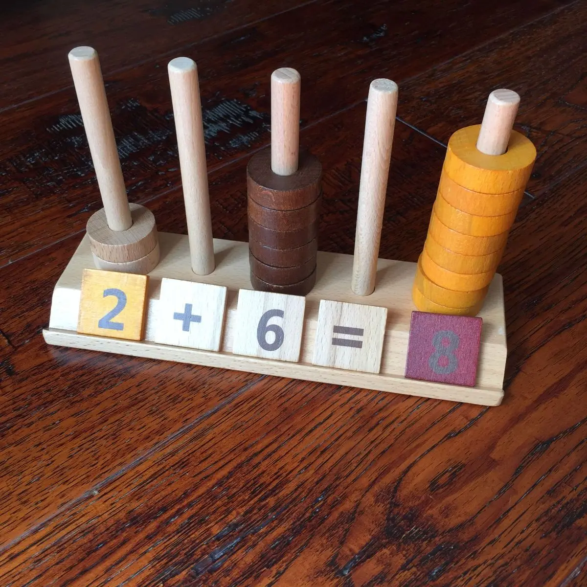 Монтессори деревянная математическая арифметическая игрушка для детей дошкольного возраста обучающая образовательная игра 1-3-6 лет