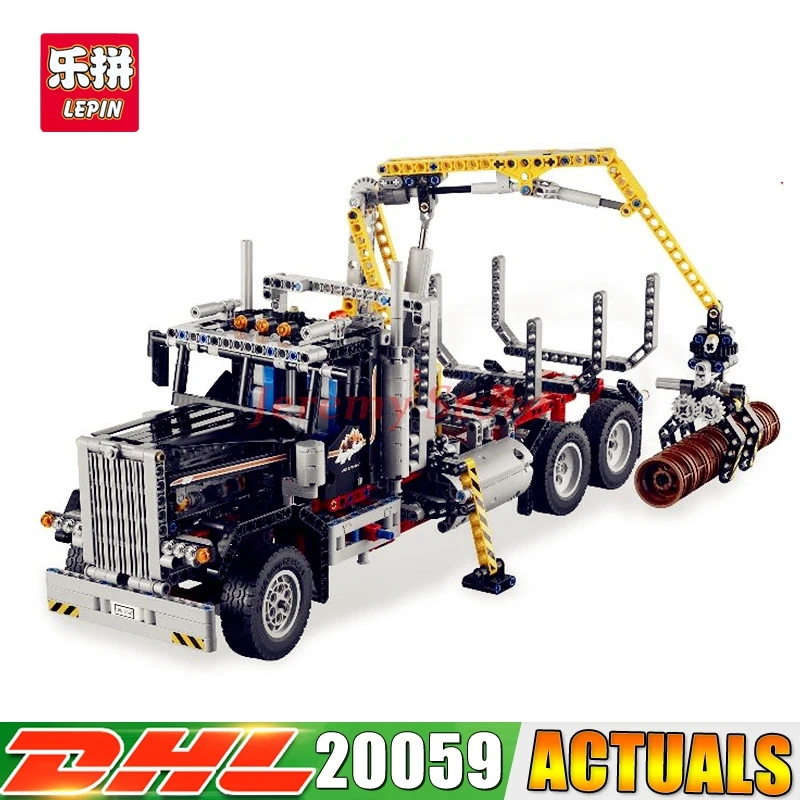 

Lepin 20059 1338Pcs Technic Mechanical Series The Logging Truck Children Building Blocks Bricks Toys Compatible LegoINGly 9397