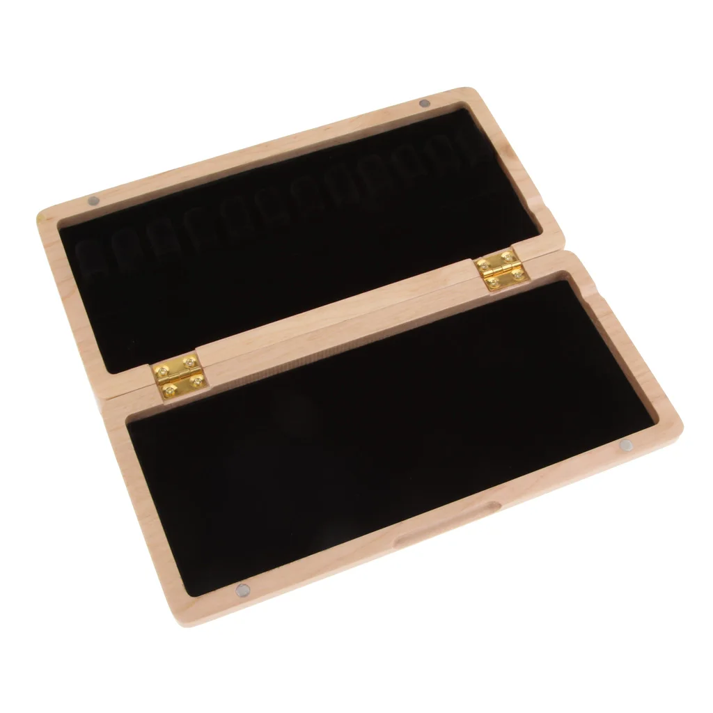 Durable Double Layers Bassoon Reeds Storage Case Box for 22 Reeds 