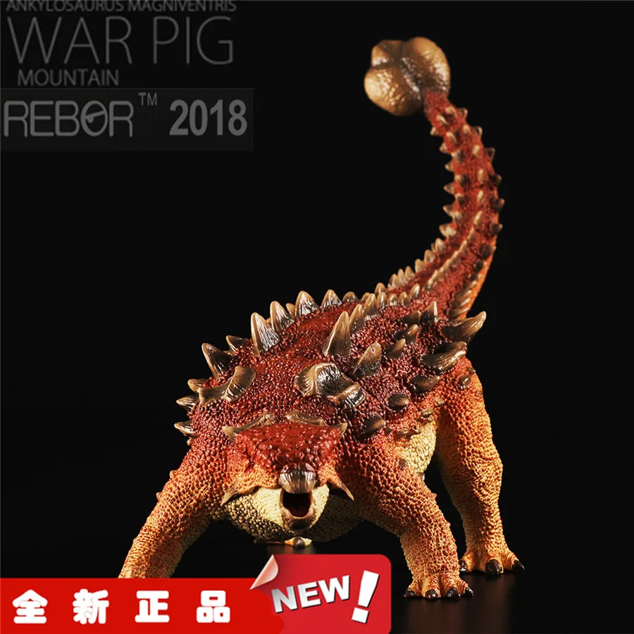 Новинка года. 1:35 в стиле Юрского Периода. Модель динозавра из ПВХ, Ankylosaurus Magniventris WAR PIG "Plain". Коллекция игрушек в подарок