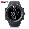 OTS Digital Watch Men Sports Watches 50M Waterproof Large Dial Clock LED Outdoor Military Luminous Wristwatches 1