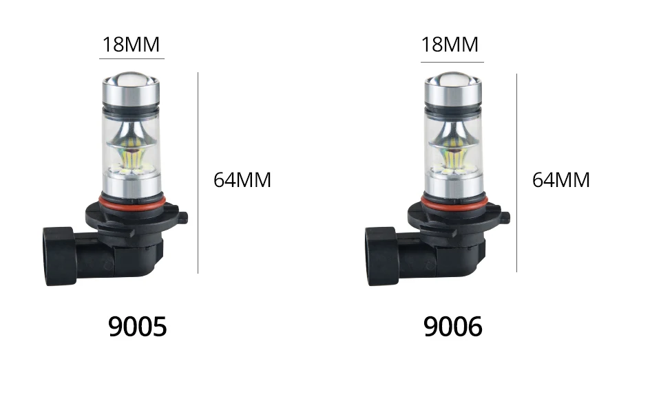 Aceersun LED H7 LED H8 H11 H10 F22 Fog light Car headlamp 1200LM DC12V 24V 2030SMD Chip CANBUS  Yellow light Car Modification (12)