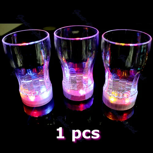 

LED Light Flashing Decorative S size Beer Mug Drink Cup For Parties Wedding Clubs