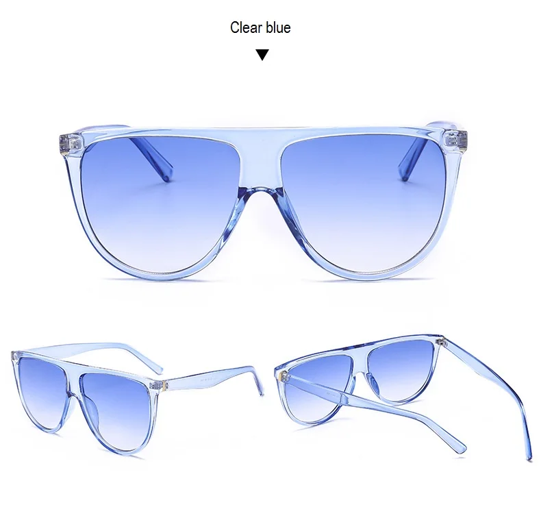 Большие женские солнцезащитные очки, фирменный дизайн, Ретро стиль, lunette soleil femme, большая оправа, плоский верх, солнцезащитные очки, винтажные очки