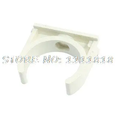 Houseuse 5Pcs 25mm White PVC-U Pipe Push Snap in Clip Clamps for Water Supply Houseuse 5Pcs 25mm White PVC-U Pipe Push Snap in Clip Clamps for Water Supply