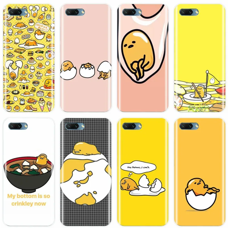 Милый милый чехол gudetama lazy egg мягкий силиконовый из ТПУ для телефона Huawei MATE 7 8 9 10 20