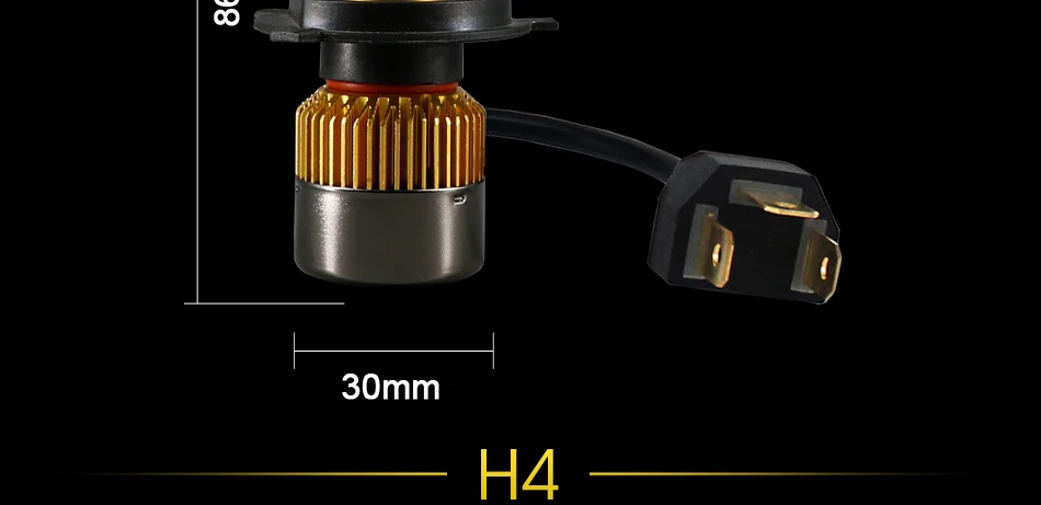 Hlxg 2 шт. мини 72W фары для 12000LM H4 Led H7 светильник лампы для автомобилей 6000 К HB3 9005 HB4 H8 H11 Автомобильные светодиодные противотуманные фары светильник s Источник 12v