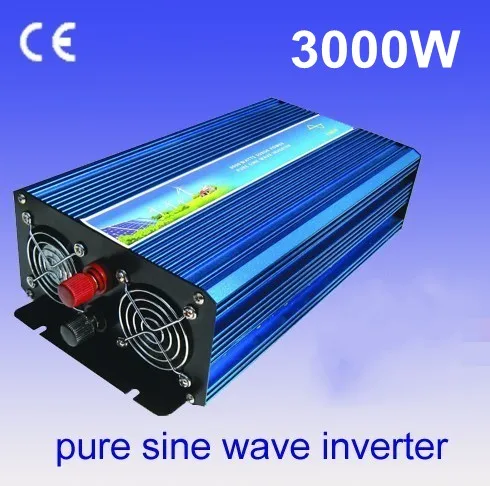 

high quality 3000w Pure Sine Wave Power Inverter 12VDC to 220VAC dc 12v to ac 220v Power inverter Car Inverter Converter
