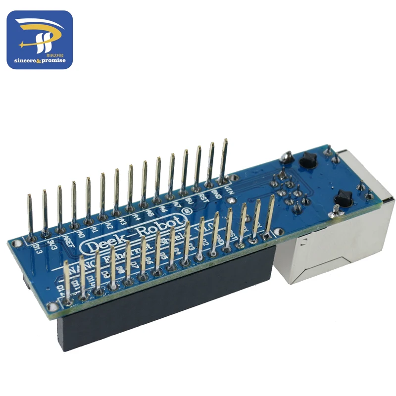 Мини ENC28J60 Ethernet щит V1.0 RJ45 веб-сервер модуль для Arduino Diy Kit совместимый Nano 3,0 CH340G