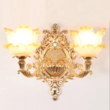 Светодиодный настенный светильник, золотые лампы, стеклянная настенная лампа, винтажный светильник для ванной комнаты, настенные бра, лампы для спальни, прикроватный светильник ing