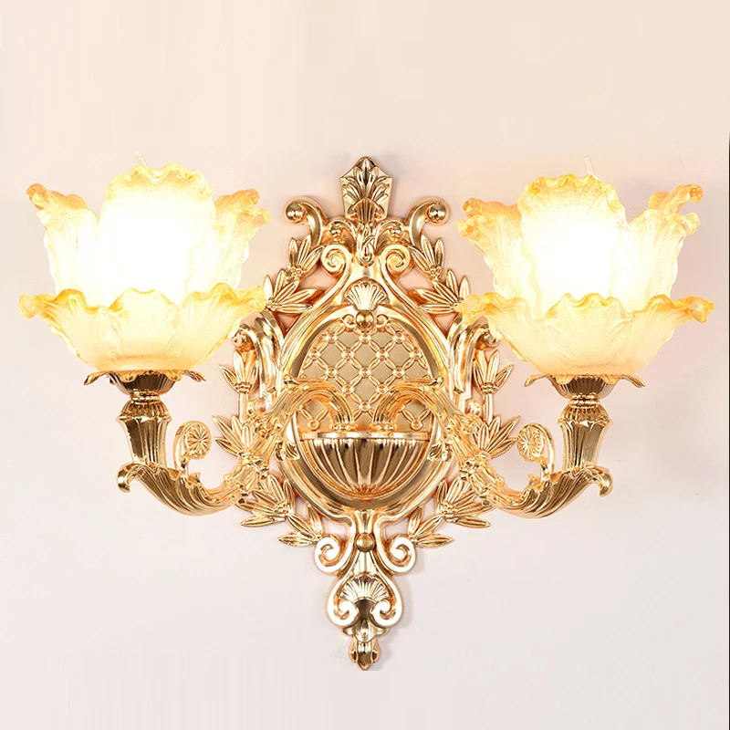 Aliexpress.com : Buy led Wall Light Gold Lamps Glass Wall ...