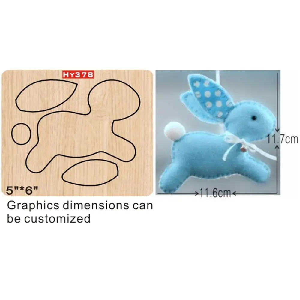 

Rabbit accessories cutting dies 2019 new die cut &wooden dies Suitable for common die cutting machines on the market