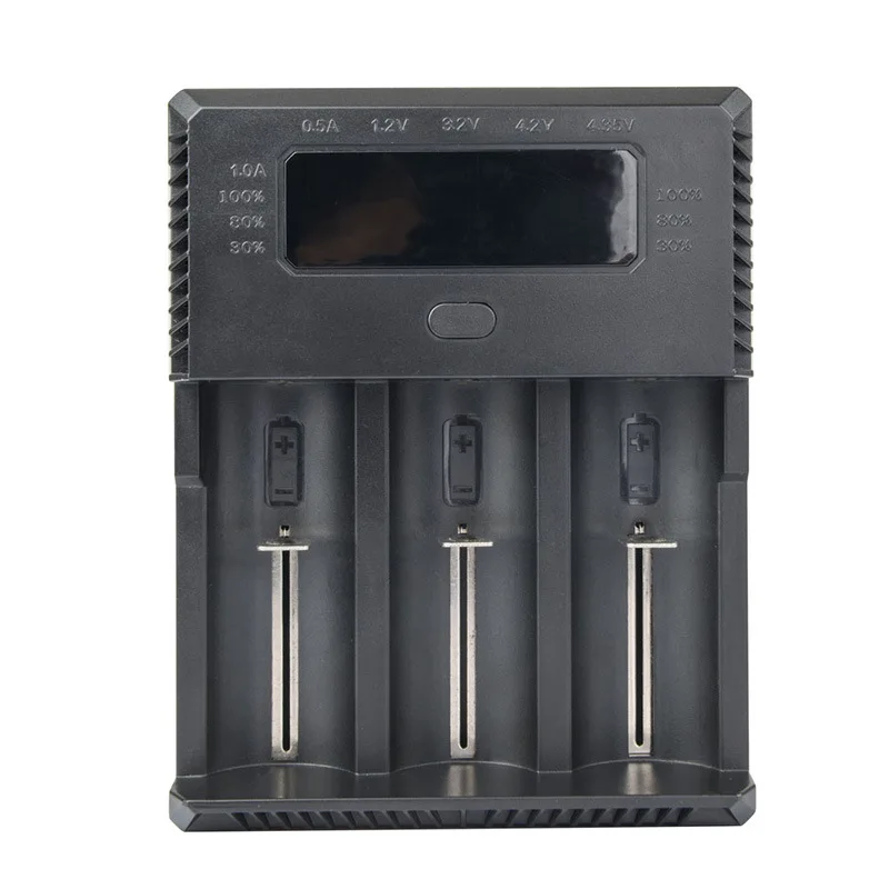 

30pcs/lot TrustFire TR-018 Intelligent Fast 3 Slots LED Lights Indicate Li-ion Battery Charger For 26650 25500 21700 20700