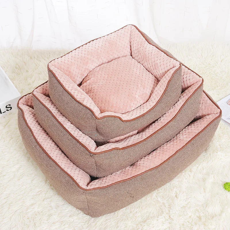 All Seasons Pet Cat Mattress Mat Dog Cat Padded Bolster Bed Cushion