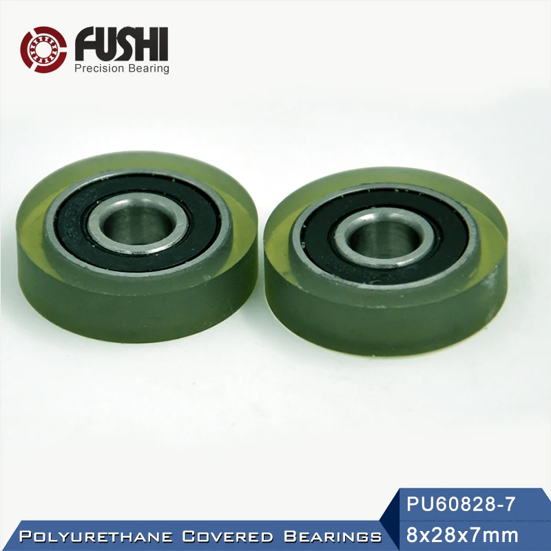 

PU 608 полиуретановый подшипник 8*28*7 мм (2 шт.) вал 8 мм PU60828-7 Уретановый колпак PU608 подшипники