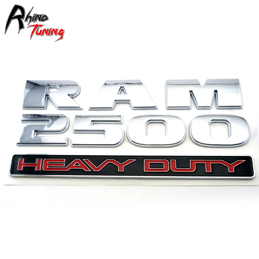 ل موبار ملصقا Ram 2500 الثقيلة درابزين الوفير شعار جديد OEM موبار 3d ضبط ملصقا اكسسوارات